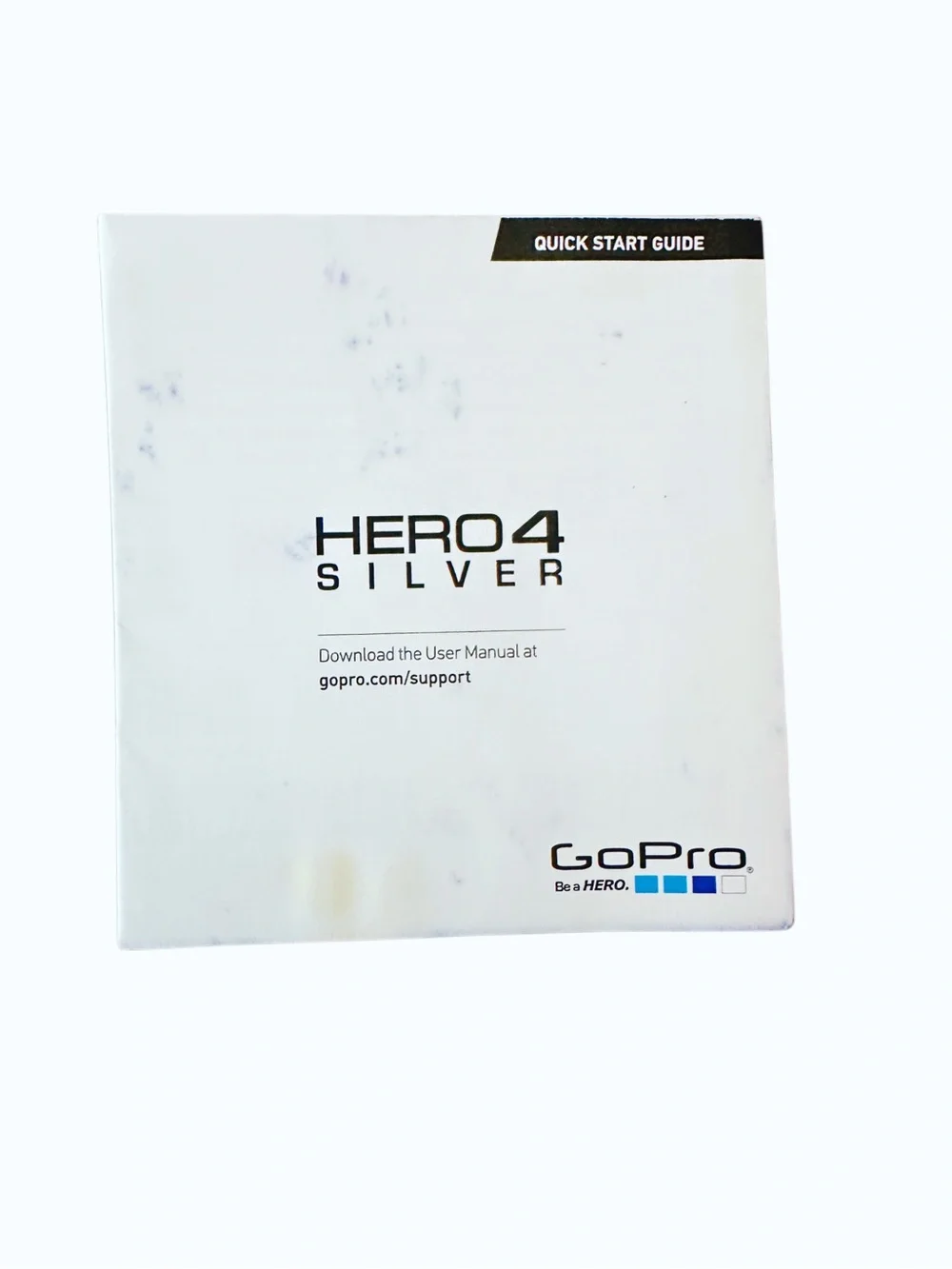 GoPro HERO4 Silver Bundle Tested Works 3 Batteries Charger Case SD Card
